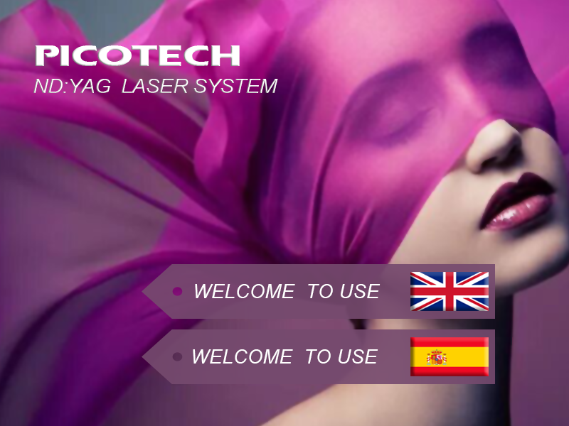 NEW Laser Pico Laser Pigment Tattoo Removal Machine 1060nm 532nm Picosecond Laser
